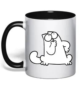 Чашка с цветной ручкой