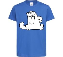Детская футболка Simon cat thinking