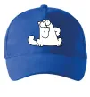 Кепка Simon cat thinking Ярко-синий фото