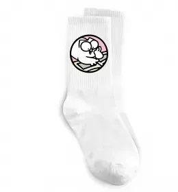 Носки Кіт Саймон читає Белый фото