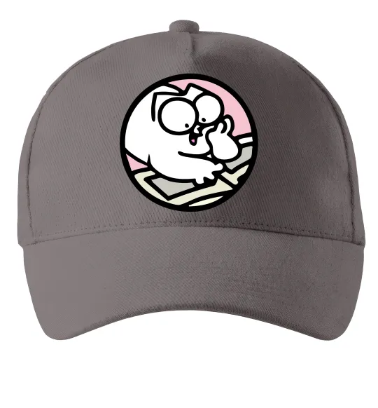 Кепка Кіт Саймон читає Серый фото