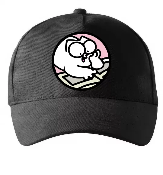 Кепка Кіт Саймон читає Черный фото