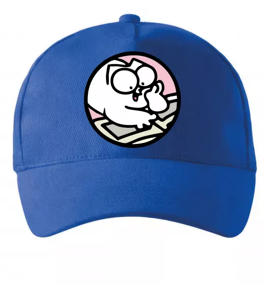 Кепка Кіт Саймон читає Ярко-синий фото