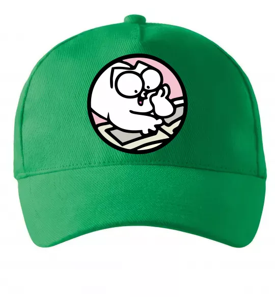 Кепка Кіт Саймон читає Зеленый фото