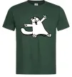 Чоловіча футболка Саймон кіт Темно-зелений фото