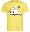 Чоловіча футболка Саймон кіт Лимонний фото