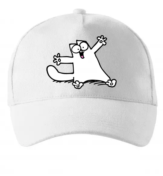 Кепка Саймон кіт Білий фото