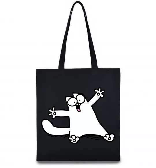 Еко-сумка Саймон кіт Чорний фото