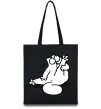 Эко-сумка Simon cat чистюля Черный фото