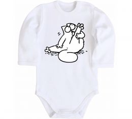 Дитячий бодік Simon cat чистюля