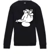 Детский Свитшот Simon cat чистюля Черный Детский Свитшот Simon cat чистюля Черный фото