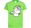 Детская футболка Simon cat чистюля Лаймовый фото