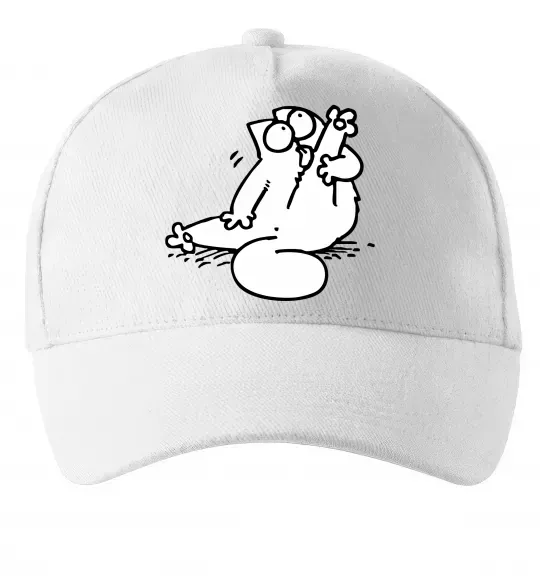 Кепка Simon cat чистюля Белый фото