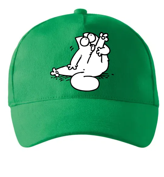 Кепка Simon cat чистюля Зеленый фото
