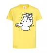 Дитяча футболка Simon cat чистюля Лимонний фото