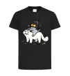 Детская футболка Simon cat and kitten Черный фото