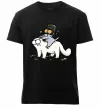 Чоловіча преміум футболка Simon cat and kitten Чорний Чоловіча преміум футболка Simon cat and kitten Чорний фото