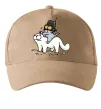 Кепка Simon cat and kitten Пісочний фото