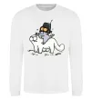 Світшот Simon cat and kitten Білий фото