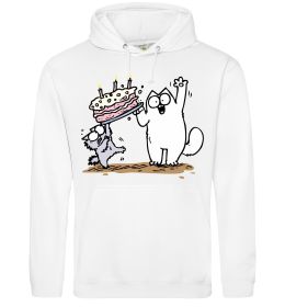 Жіноча толстовка (худі) Simon cat and kitten торт