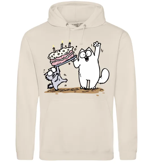 Жіноча толстовка (худі) Simon cat and kitten торт Таш фото