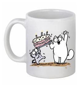 Чашка керамічна Simon cat and kitten торт
