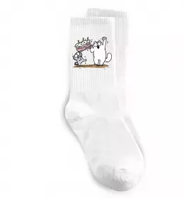 Носки Simon cat and kitten торт Белый фото
