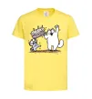 Детская футболка Simon cat and kitten торт Лимонный фото