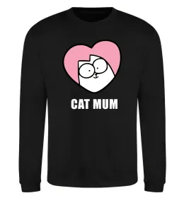 Свитшот Cat mum Simon cat Черный фото