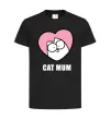 Детская футболка Cat mum Simon cat Черный фото