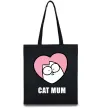 Еко-сумка Cat mum Simon cat Чорний фото
