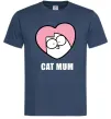 Чоловіча футболка Cat mum Simon cat Темно-синій фото