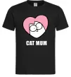 Чоловіча футболка Cat mum Simon cat Чорний фото