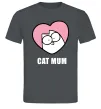 Чоловіча футболка Cat mum Simon cat Графіт фото