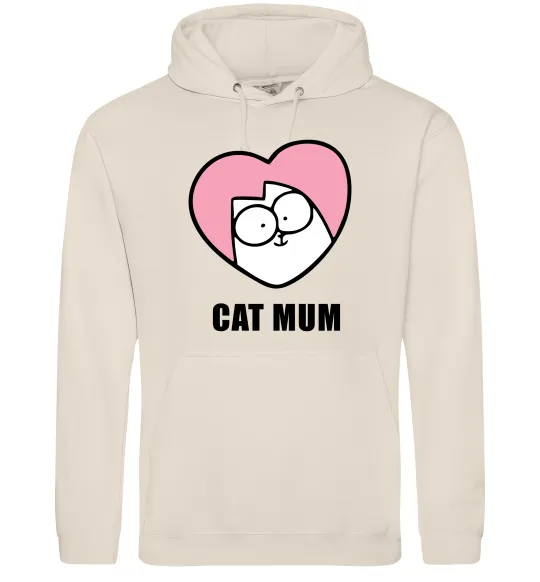 Мужская толстовка (худи) Cat mum Simon cat Таш фото