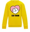 Детский Свитшот Cat mum Simon cat Солнечно желтый фото