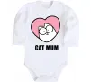 Детский боди Cat mum Simon cat Белый фото