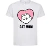 Дитяча футболка Cat mum Simon cat Білий фото