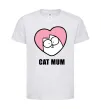 Детская футболка Cat mum Simon cat Белый фото