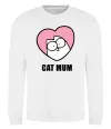 Світшот Cat mum Simon cat Білий фото