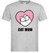 Чоловіча футболка Cat mum Simon cat Сірий фото