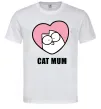 Чоловіча футболка Cat mum Simon cat Білий фото