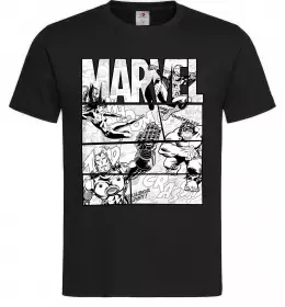Мужская футболка Комікс Marvel Черный фото