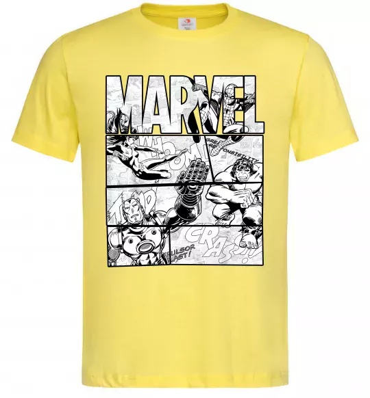 Мужская футболка Комікс Marvel Лимонный фото