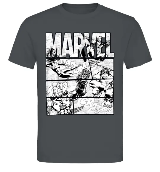 Мужская футболка Комікс Marvel Графит фото