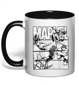 Чашка с цветной ручкой