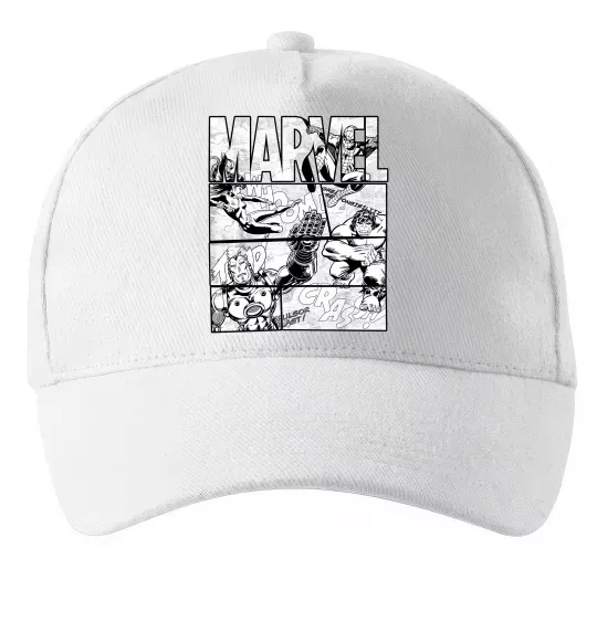 Кепка Комікс Marvel Білий фото