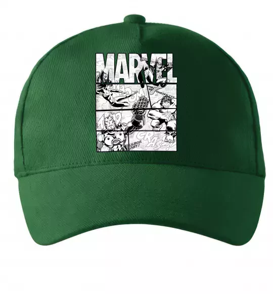 Кепка Комікс Marvel Темно-зелений фото