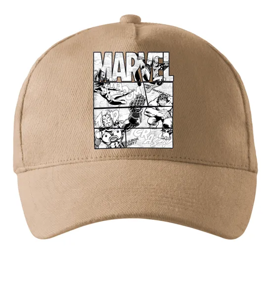 Кепка Комікс Marvel Песочный фото