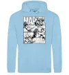 Женская толстовка (худи) Комікс Marvel Голубой фото
